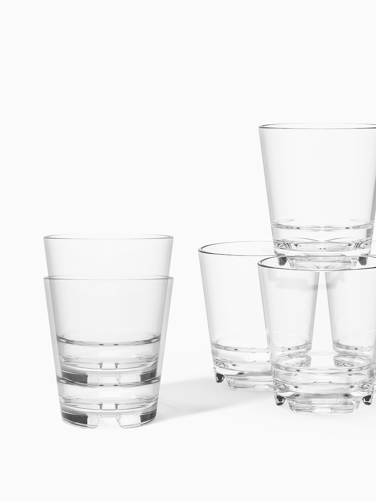 RESERVE 12oz Stackable Double Old Fashioned Tritan Copolyester Glass - Bulk