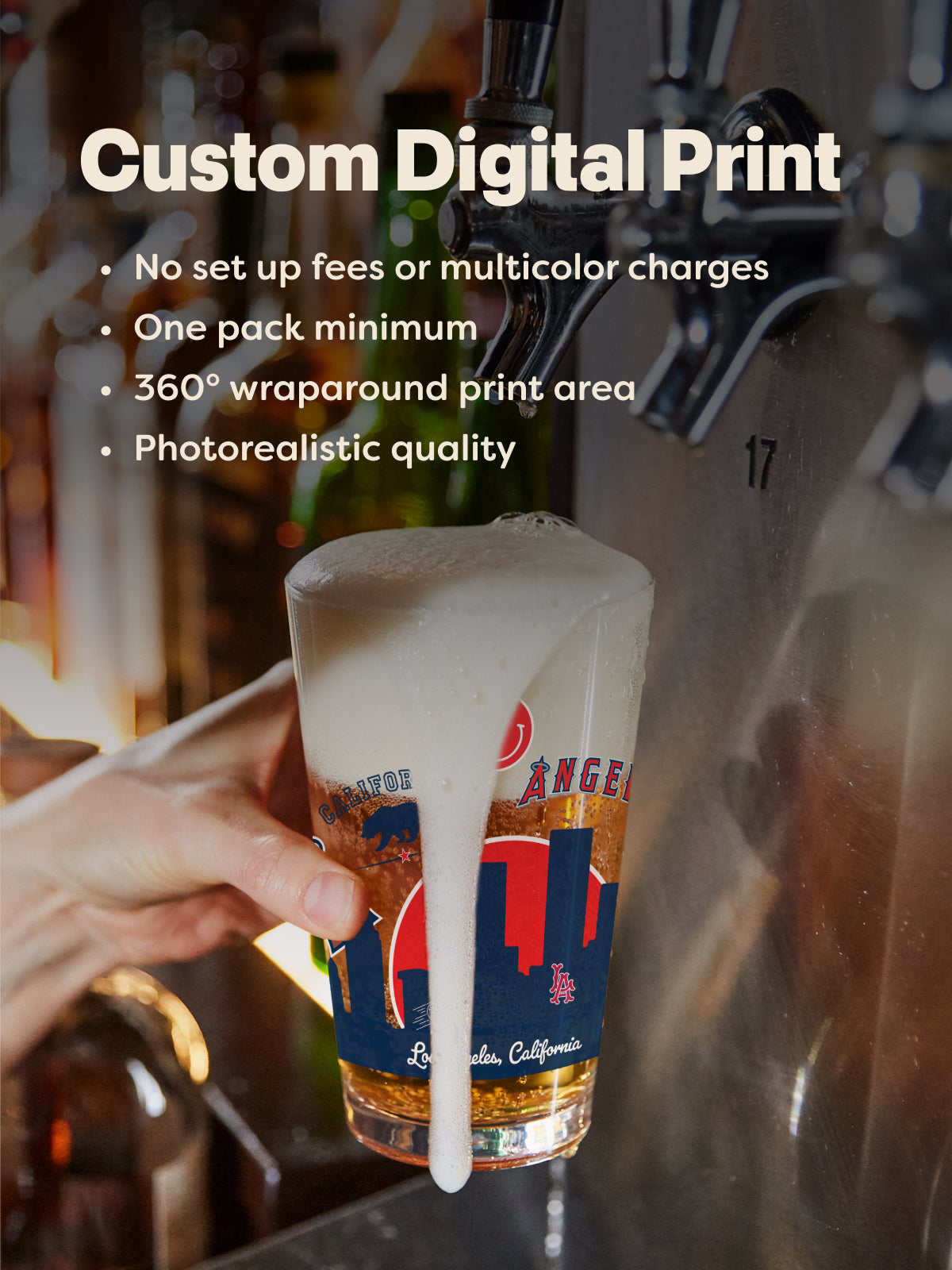 RESERVE 16oz Pint MS Copolyester Glass - Bulk