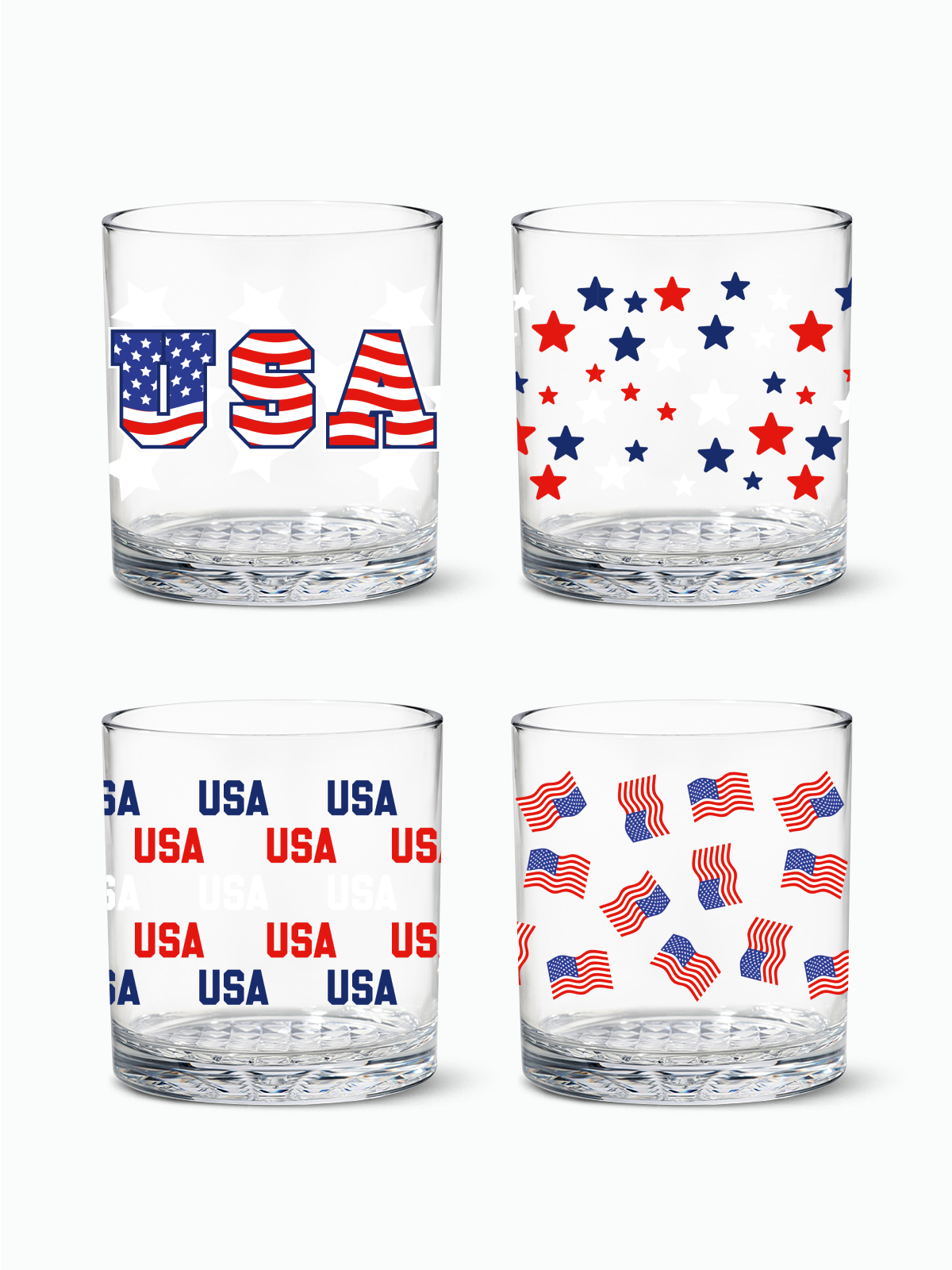 American Pride - RESERVE 12oz Old Fashioned Tritan Copolyester Glass