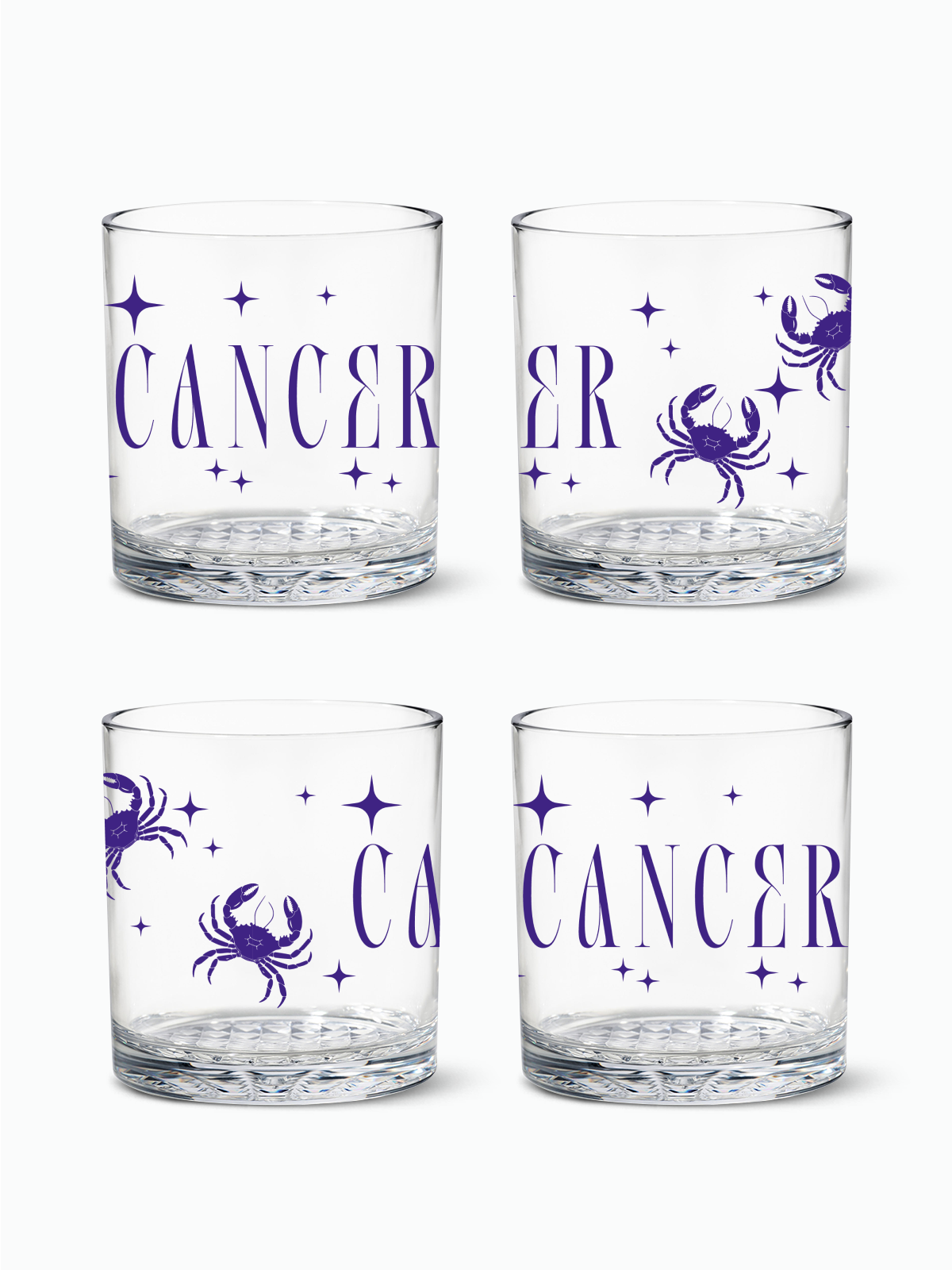 Cancer - RESERVE 12oz Old Fashioned Tritan Copolyester Glass