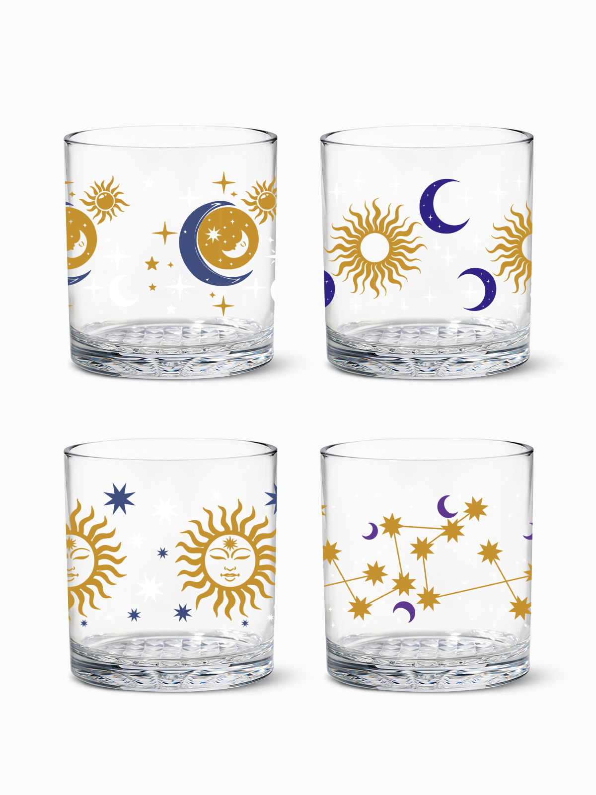 Celestial Sky - RESERVE 12oz Old Fashioned Tritan Copolyester Glass