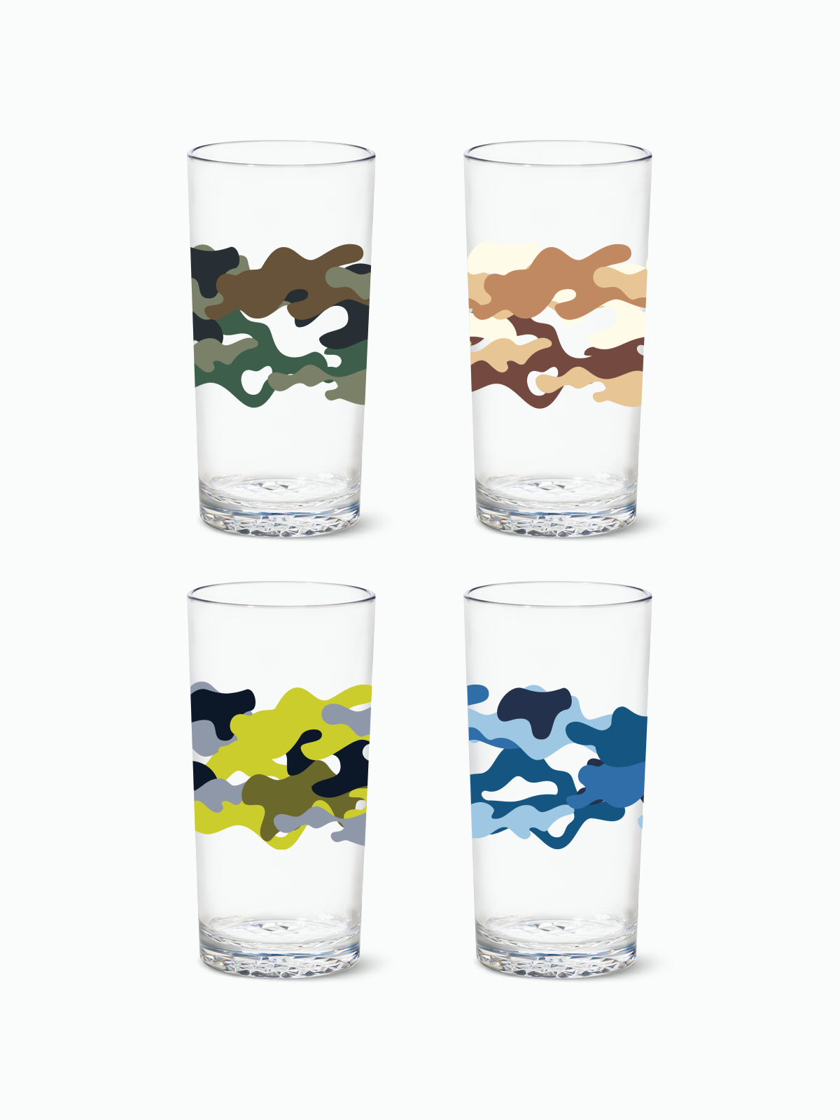 Camo - RESERVE 14oz Highball Tritan Copolyester Glass