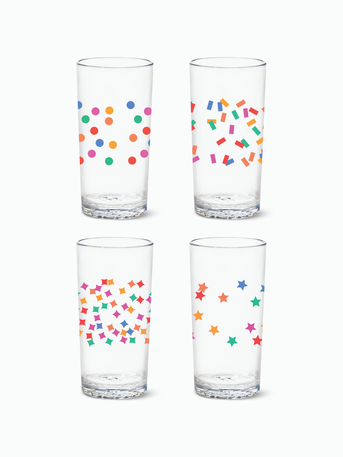 Confetti Galore - RESERVE 14oz Highball Tritan Copolyester Glass