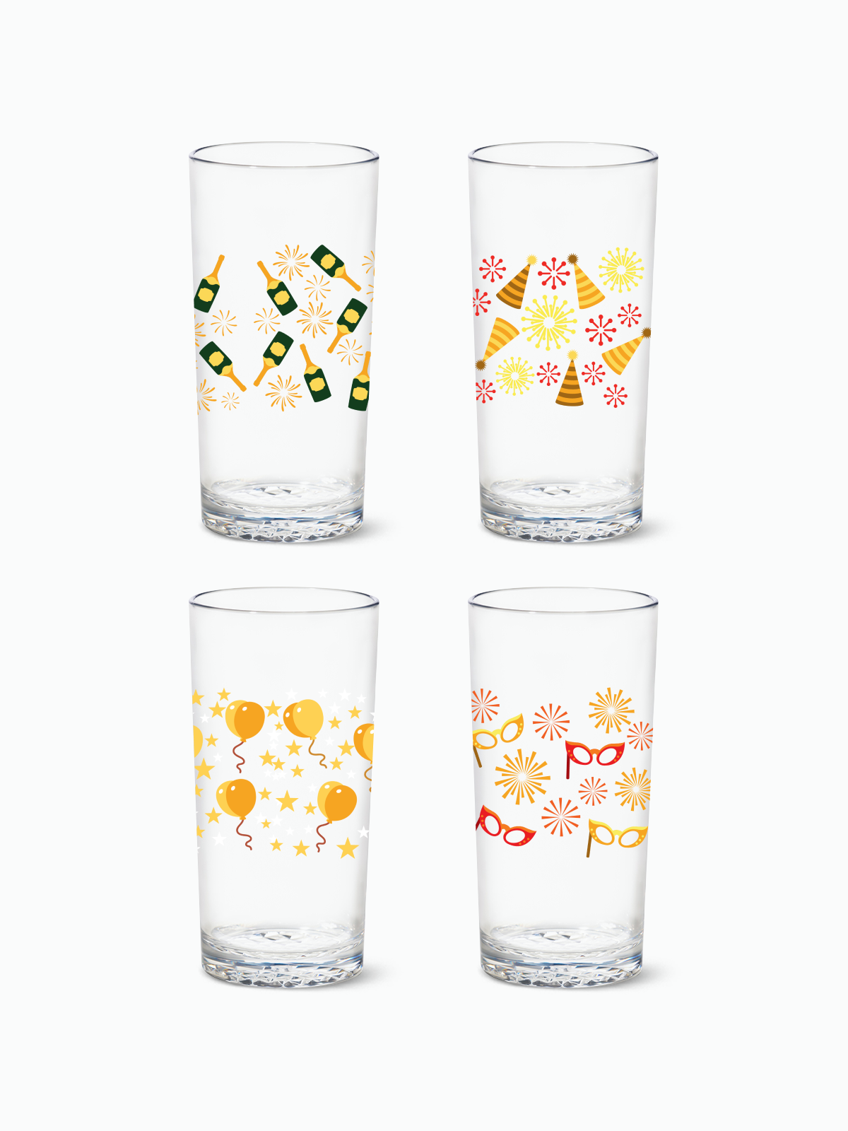 Festive Bliss - RESERVE 14oz Highball Tritan Copolyester Glass