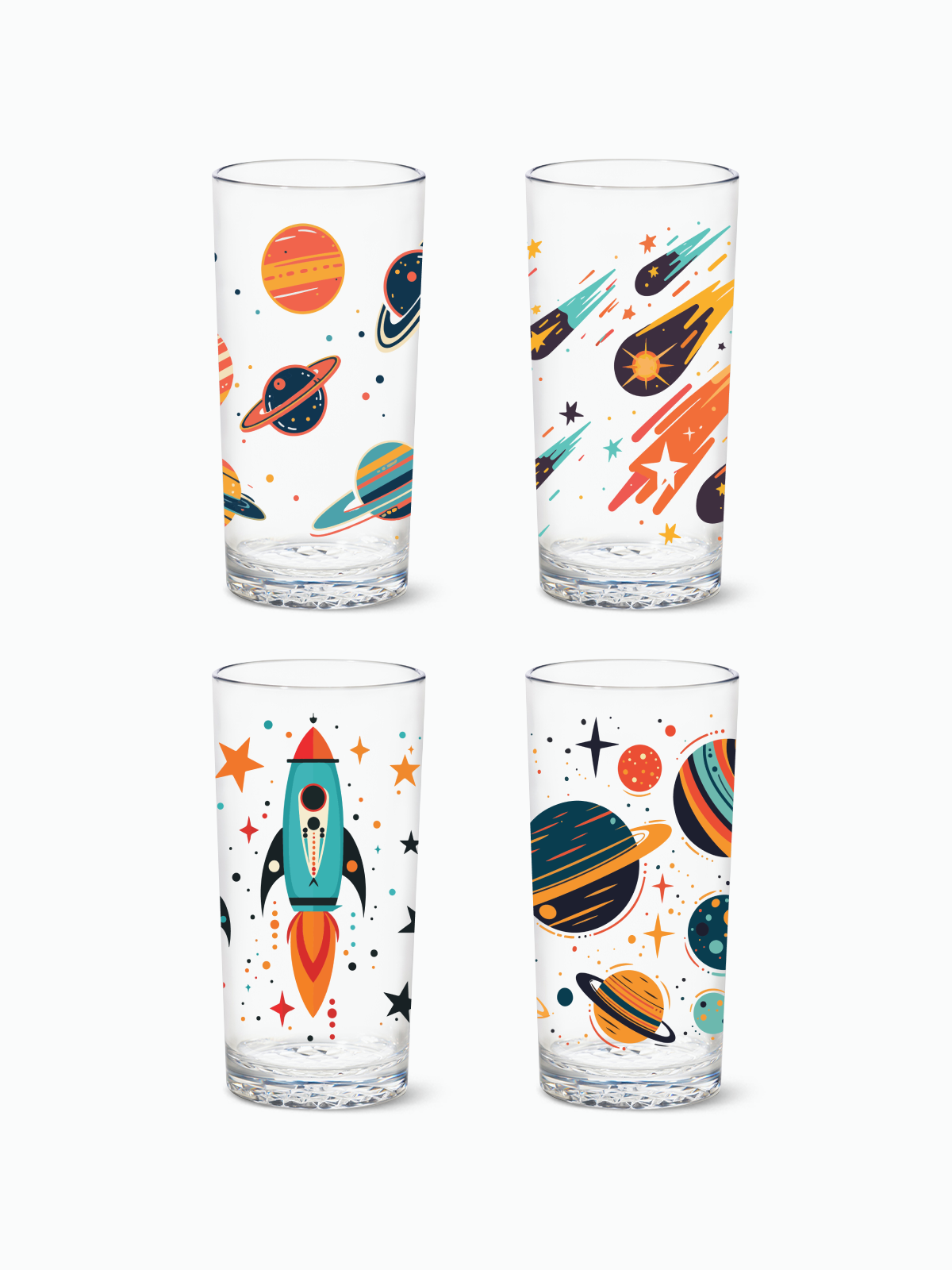 Colorful Galaxy 2.0 - RESERVE 14oz Highball Tritan Copolyester Glass