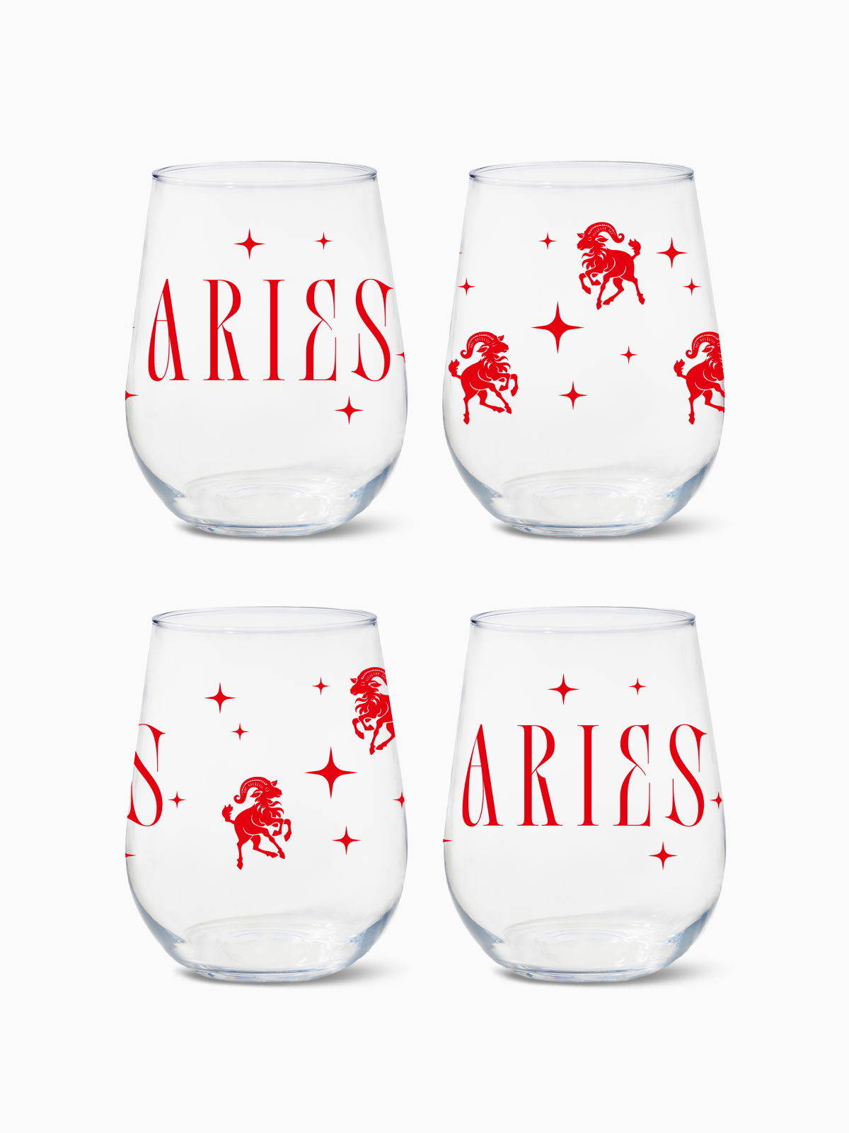 Aries - RESERVE 16oz Stemless Wine Tritan Copolyester Glass