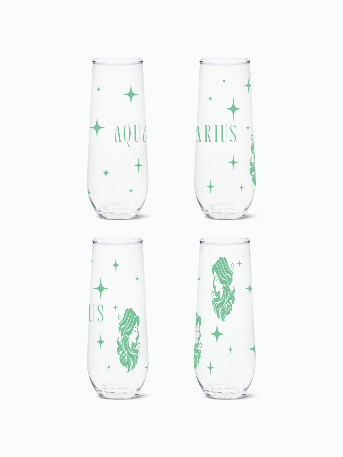 Aquarius 2.0 - RESERVE 9oz Stemless Champagne Tritan Copolyester Glass