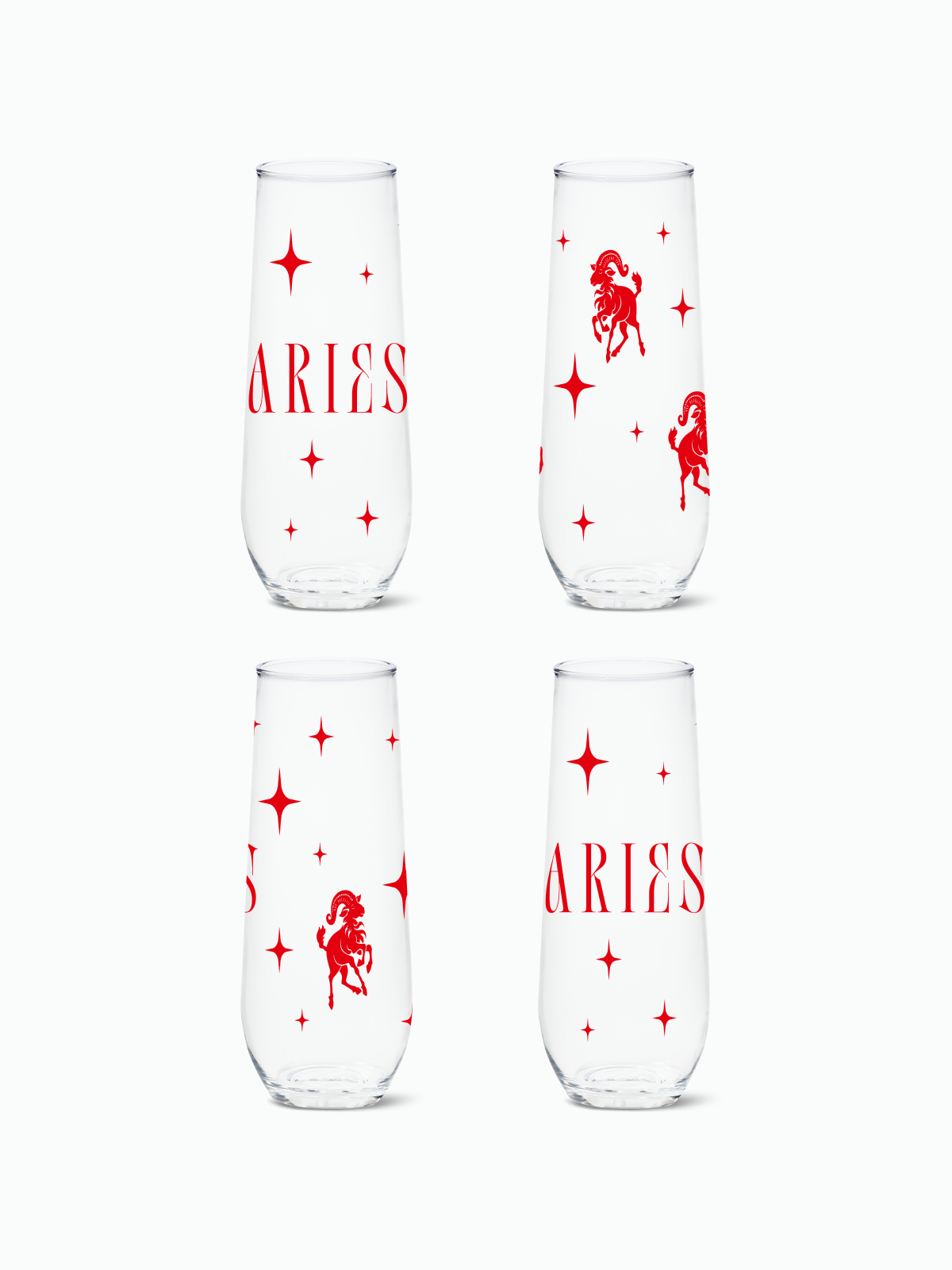 Aries 2.0 - RESERVE 9oz Stemless Champagne Tritan Copolyester Glass