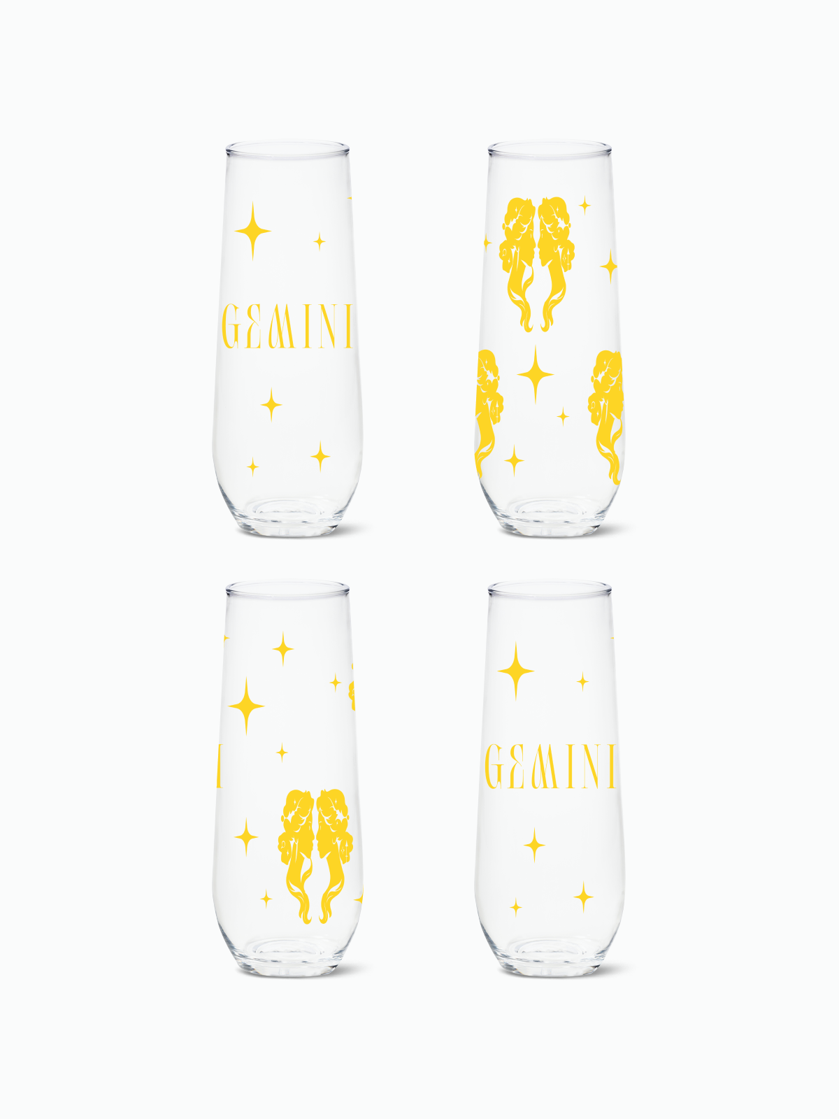 Gemini 2.0 - RESERVE 9oz Stemless Champagne Tritan Copolyester Glass