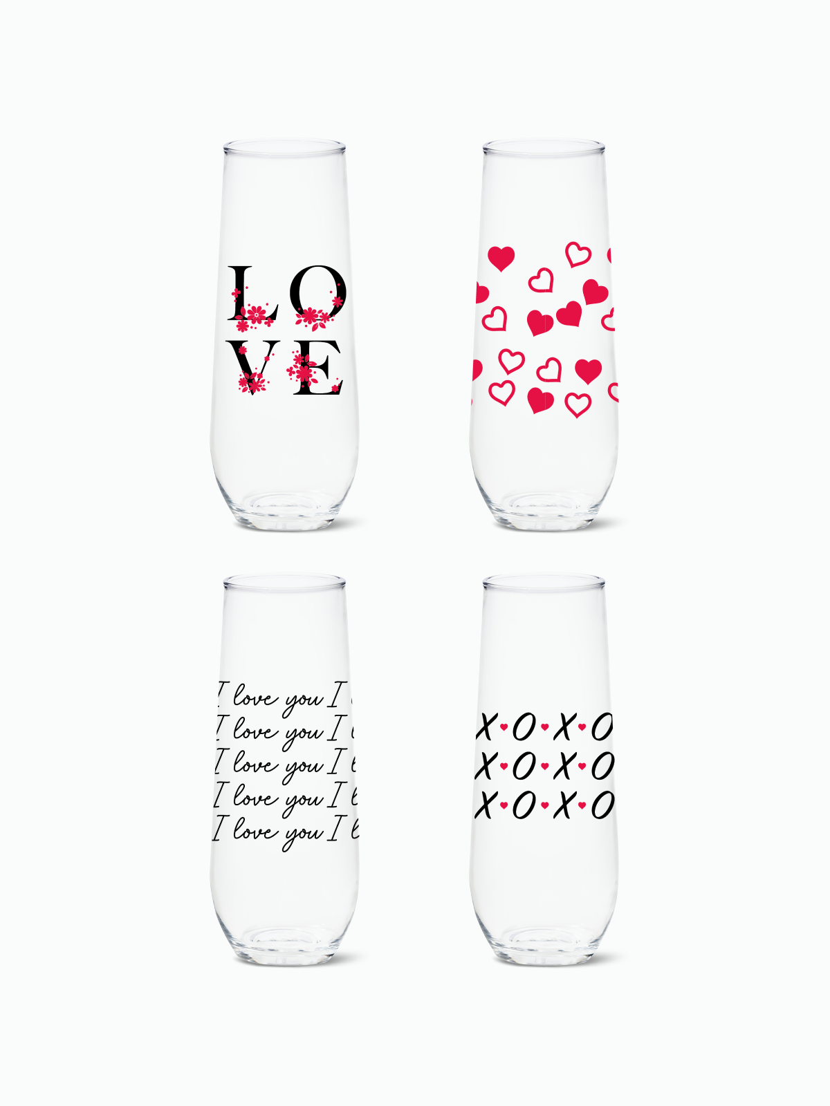 Love Wins - RESERVE 9oz Stemless Champagne Tritan Copolyester Glass