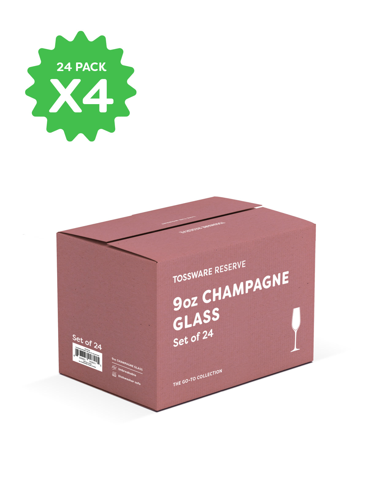 RESERVE 9oz Champagne Tritan Copolyester Glass - Bulk