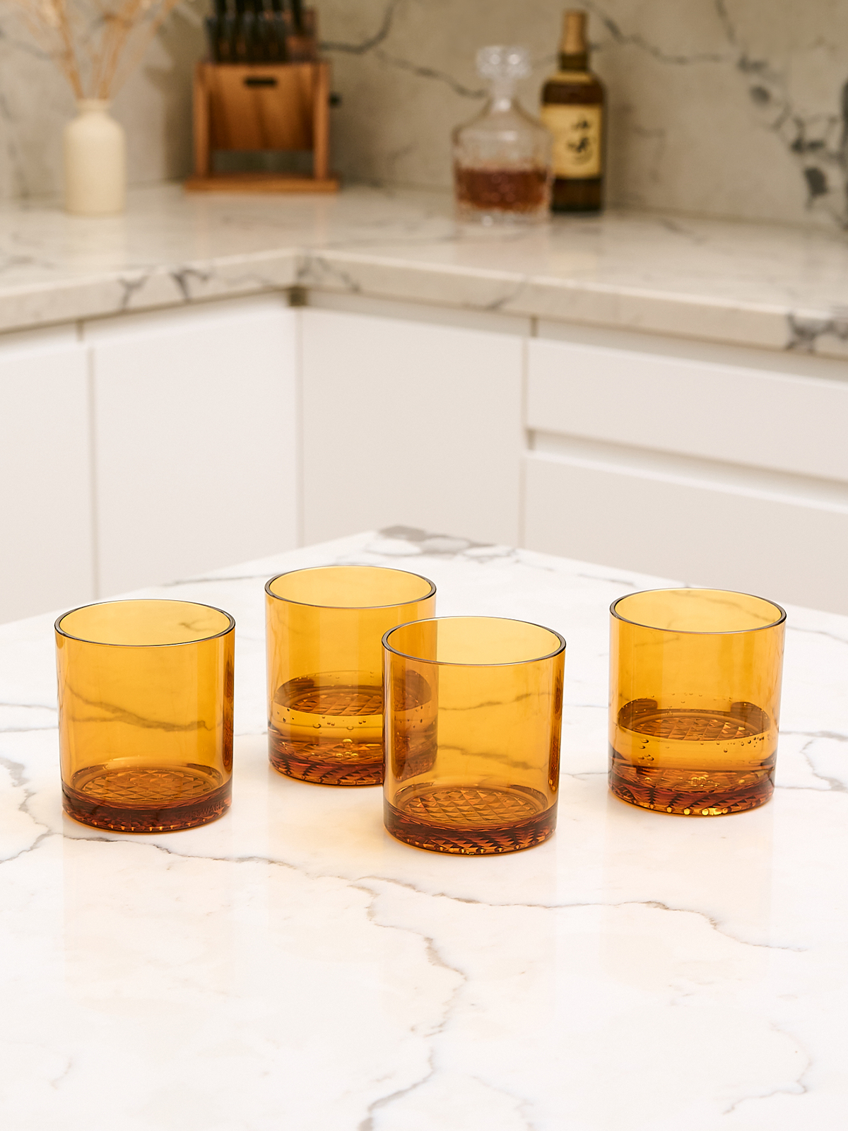 RESERVE 12oz Old Fashioned Color Series Tritan Copolyester Glass Amber