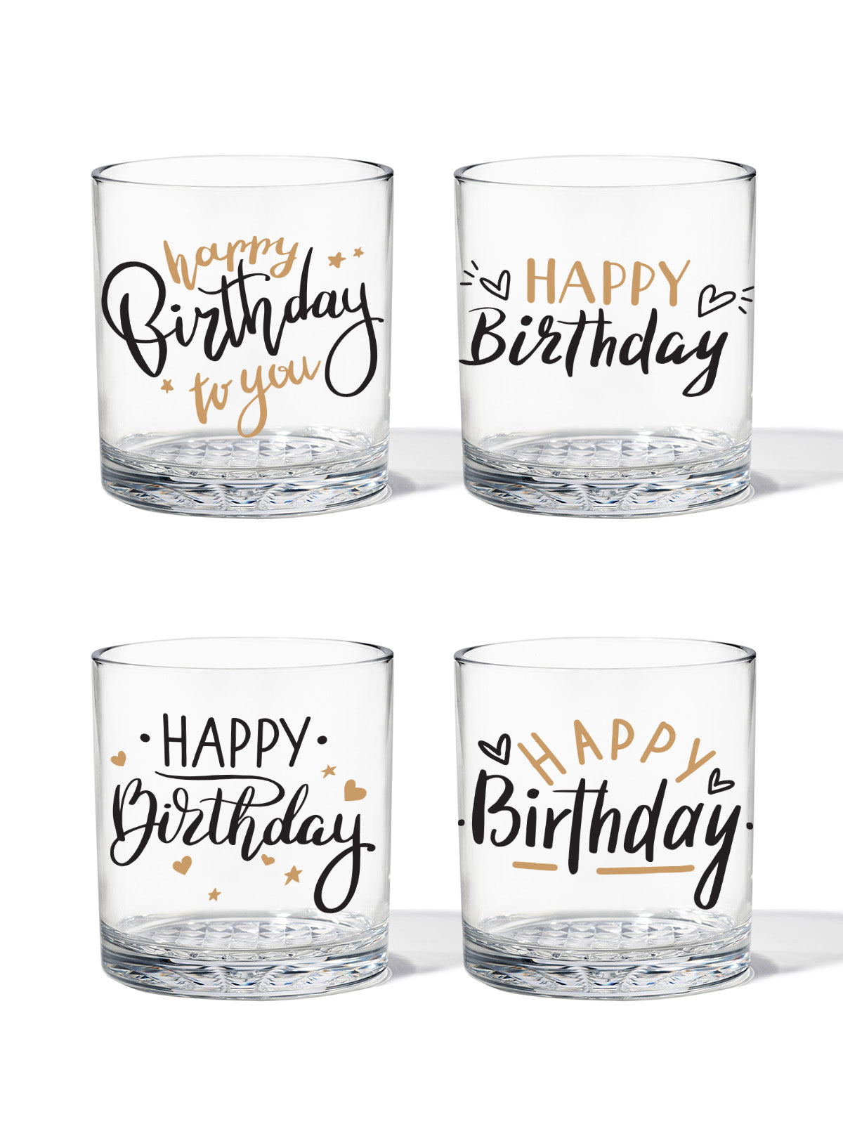 Golden Birthday - RESERVE 12oz Old Fashioned Tritan Copolyester Glass