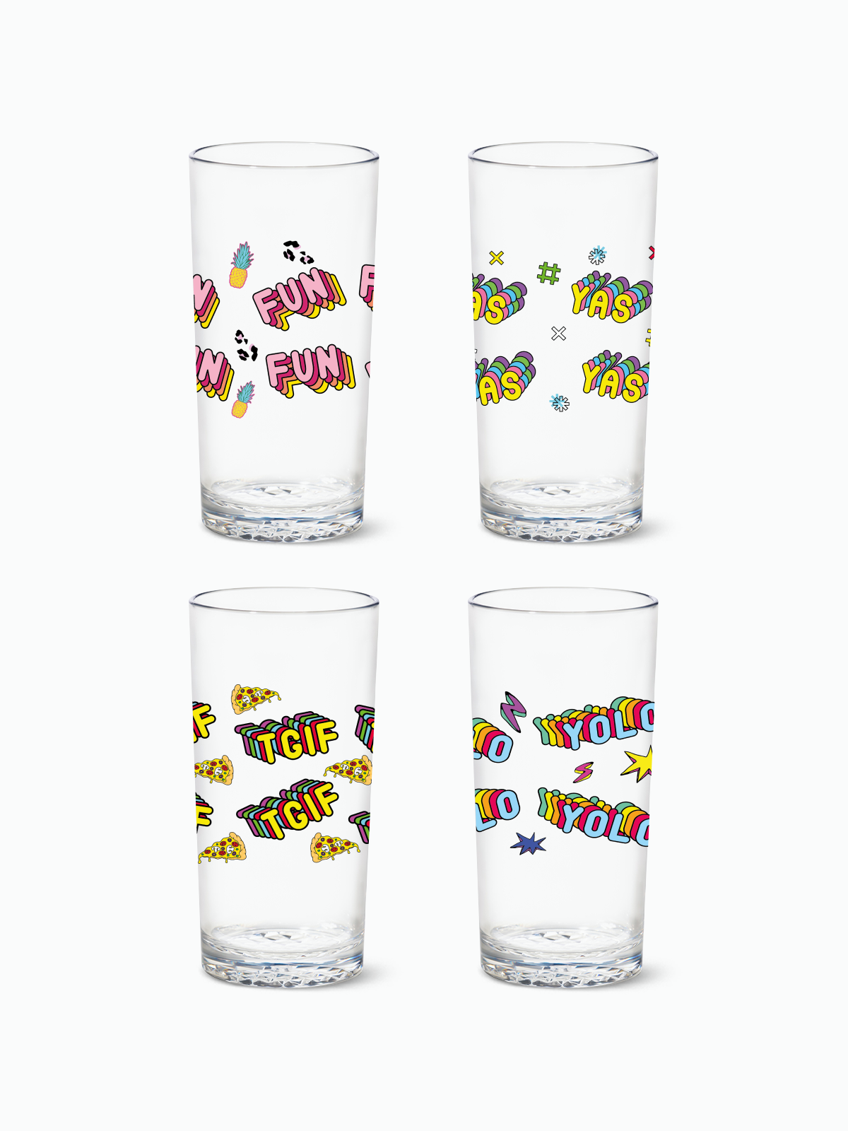 Good Vibe - RESERVE 14oz Highball Tritan Copolyester Glass