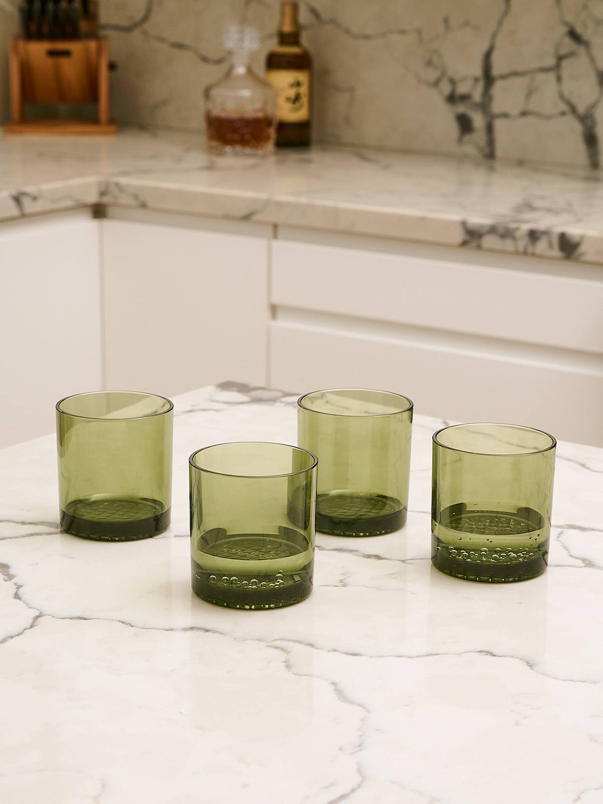RESERVE 12oz Old Fashioned Color Series Tritan Copolyester Glass Moss