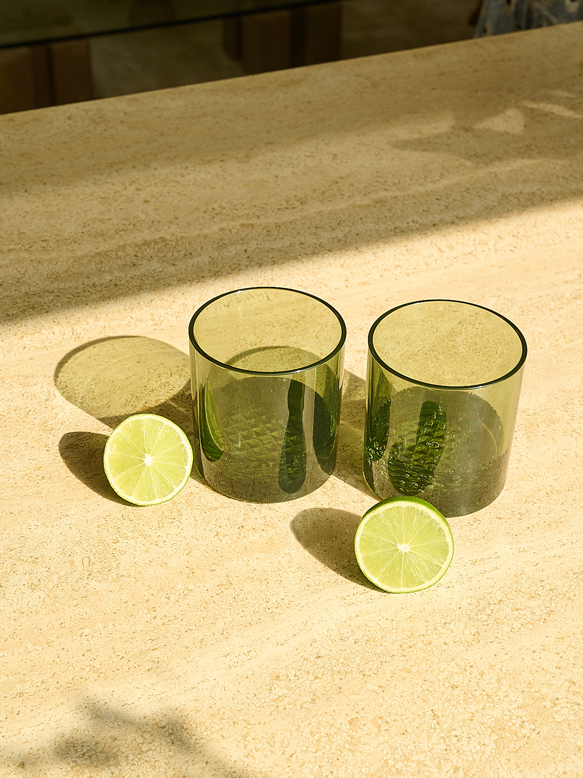 RESERVE 12oz Old Fashioned Color Series Tritan Copolyester Glass Moss