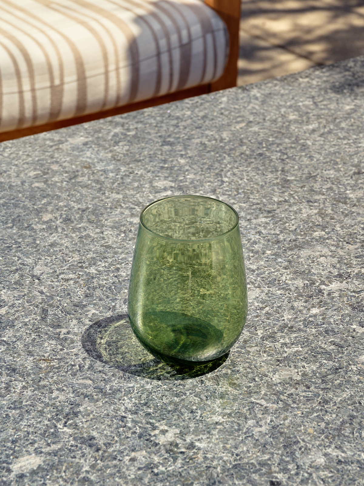 RESERVE 16oz Stemless Wine Color Series Tritan Copolyester Glass Moss