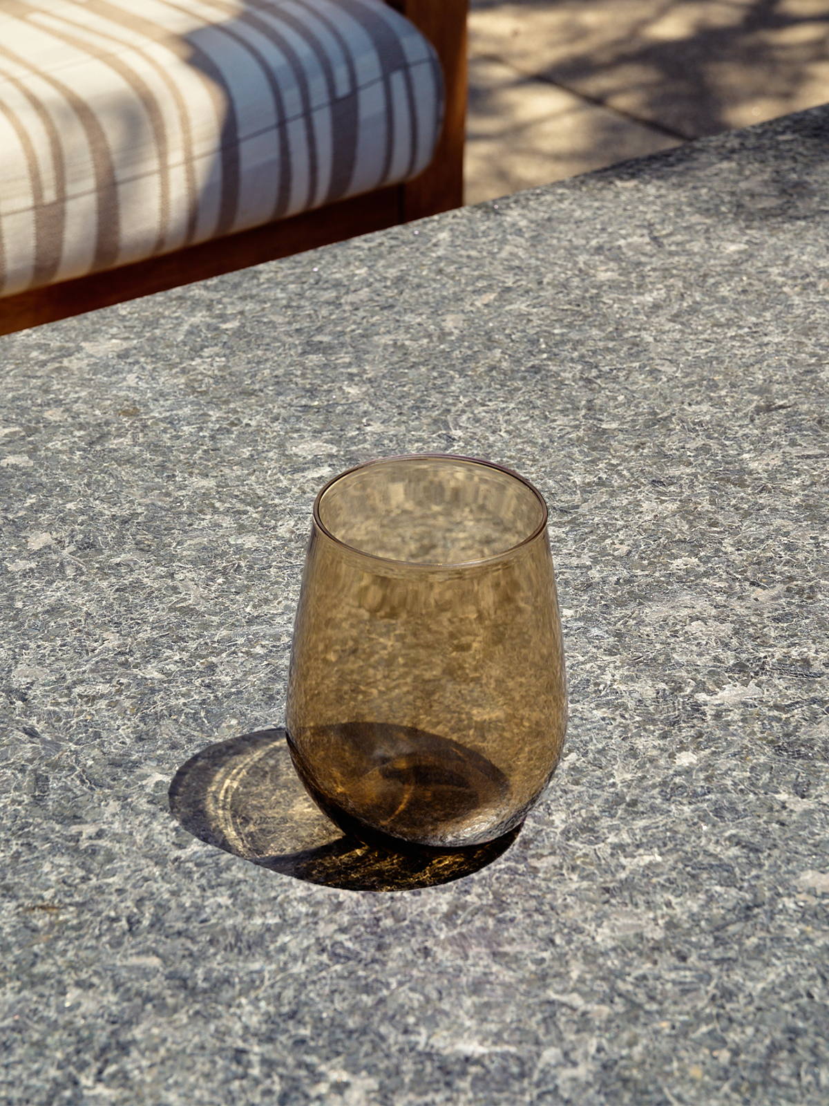 RESERVE 16oz Stemless Wine Color Series Tritan Copolyester Glass Smoke