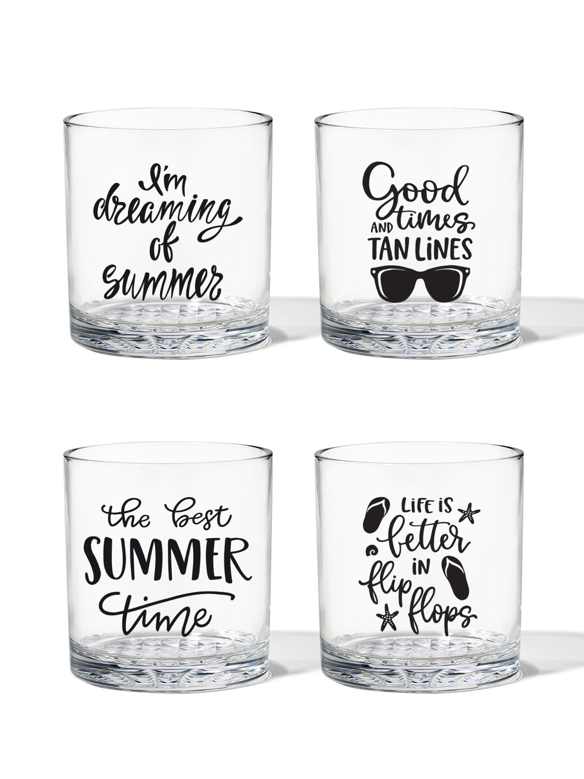 Summer Sips Series 2 - RESERVE 12oz Old Fashioned Tritan Copolyester Glass