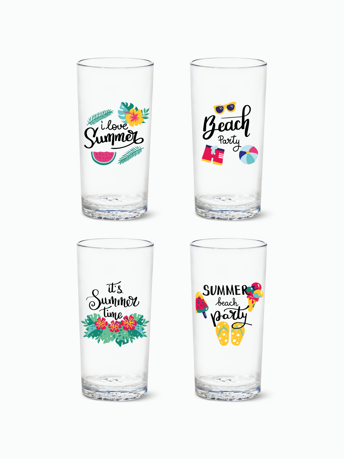 Summer Sips Series 1 - RESERVE 14oz Highball Tritan Copolyester Glass