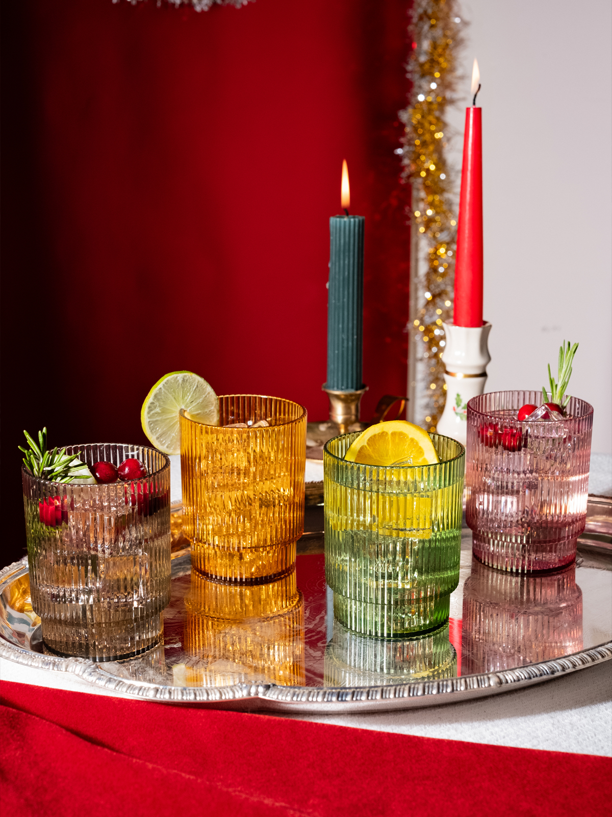 MSRP RESERVE 12oz Fluted Tumbler - Mixed Color Set