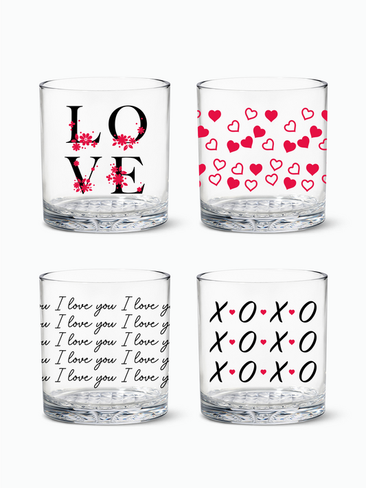 Love Wins - RESERVE 12oz Old Fashioned Tritan Copolyester Glass