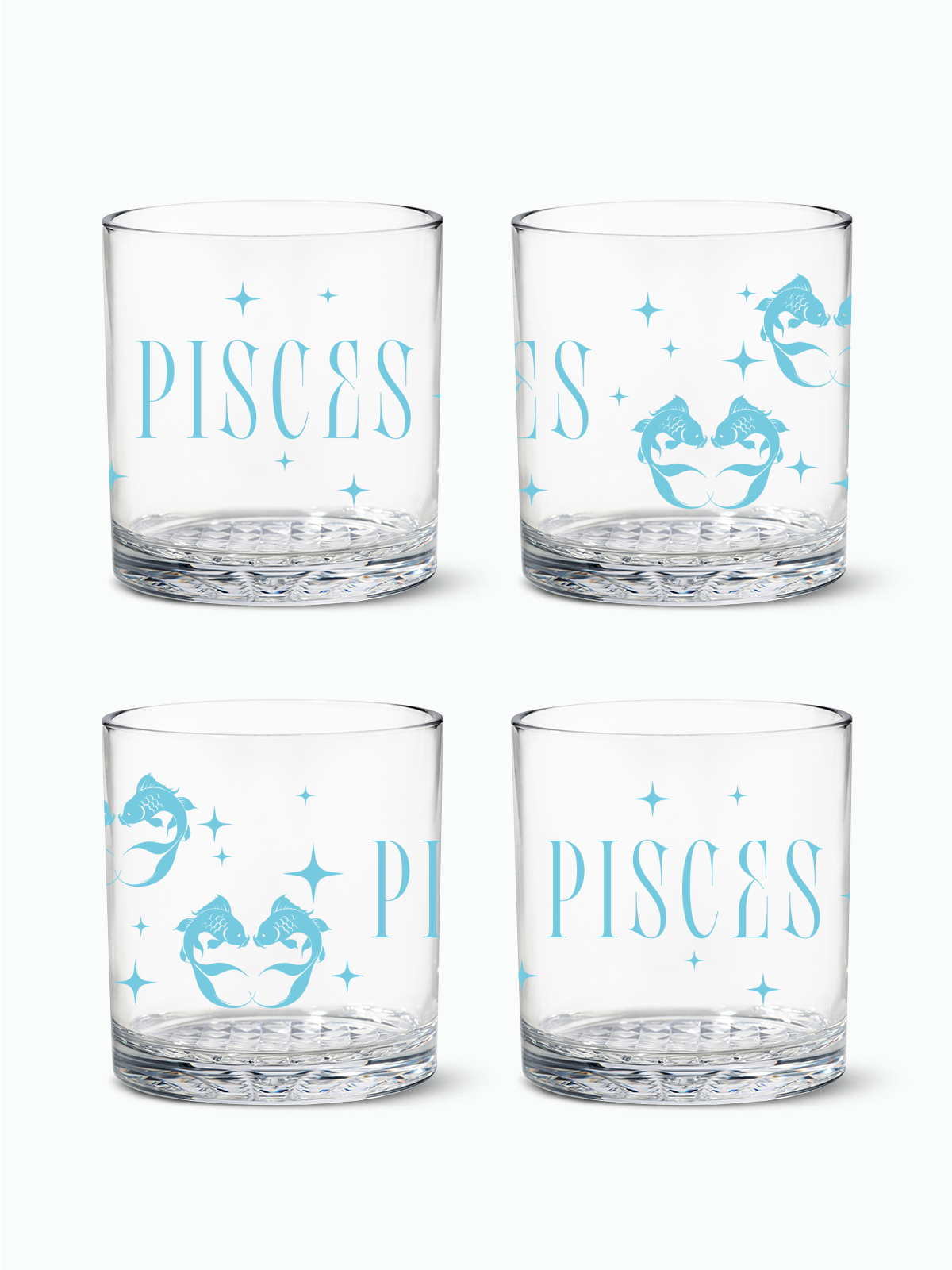 Pisces - RESERVE 12oz Old Fashioned Tritan Copolyester Glass