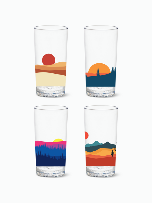 Desert Oasis 2.0 - RESERVE 14oz Highball Tritan Copolyester Glass