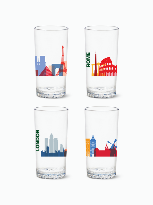 European Odyssey - RESERVE 14oz Highball Tritan Copolyester Glass