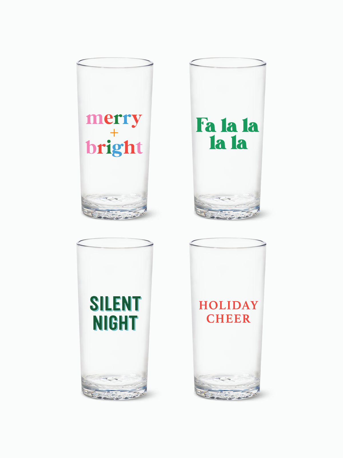 Holiday Sip and Sing - RESERVE 14oz Highball Tritan Copolyester Glass
