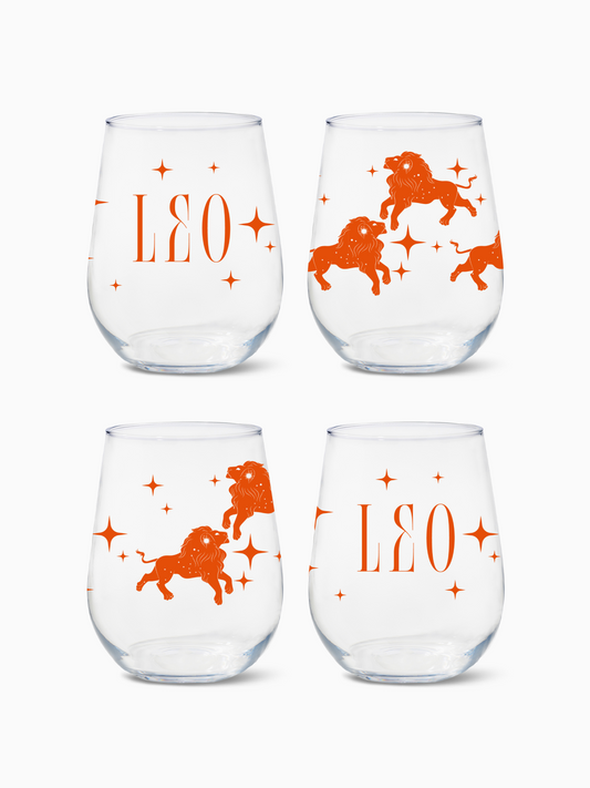 Leo - RESERVE 16oz Stemless Wine Tritan Copolyester Glass