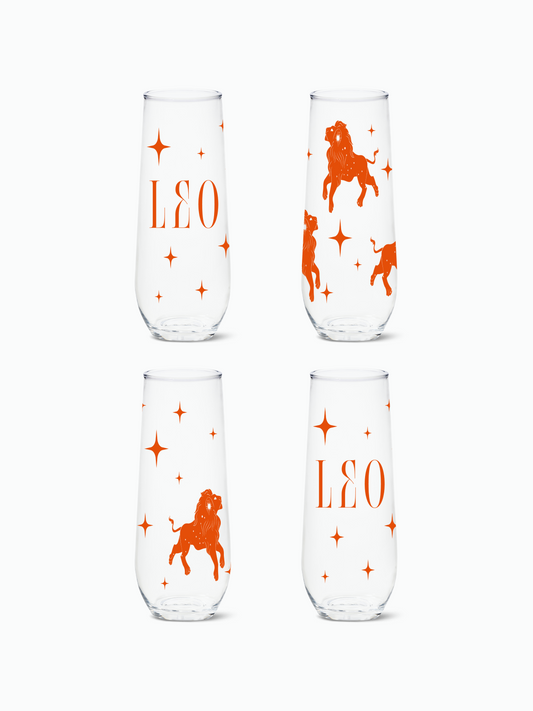 Leo 2.0 - RESERVE 9oz Stemless Champagne Tritan Copolyester Glass