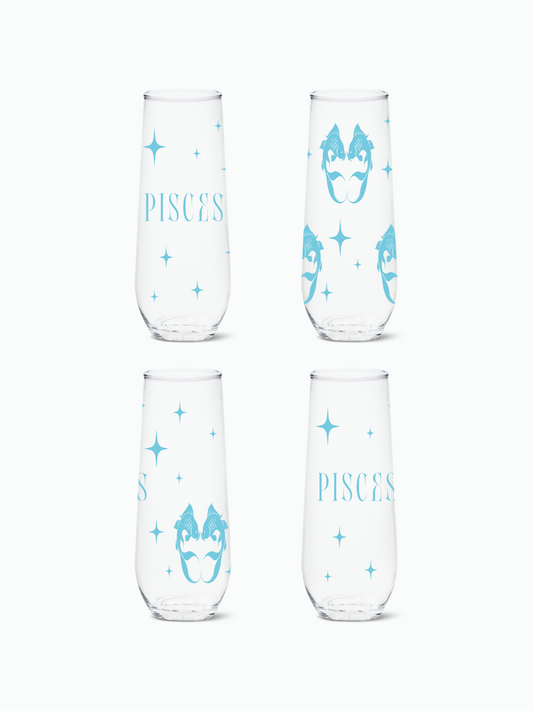 Pisces 2.0 - RESERVE 9oz Stemless Champagne Tritan Copolyester Glass