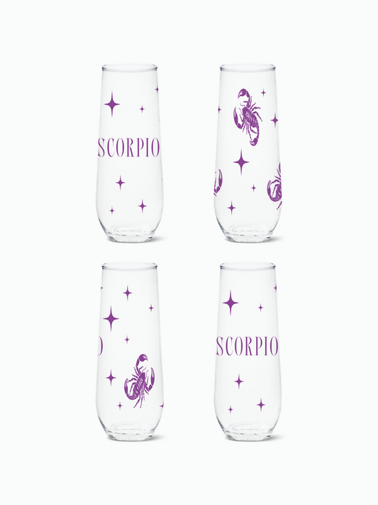 Scorpio 2.0 - RESERVE 9oz Stemless Champagne Tritan Copolyester Glass
