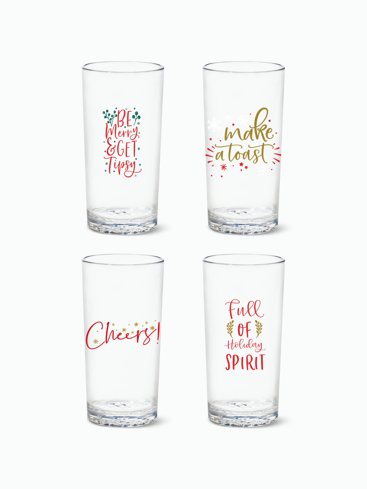 Holiday Spirit - RESERVE 14oz Highball Tritan Copolyester Glass