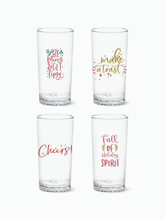 Holiday Spirit - RESERVE 14oz Highball Tritan Copolyester Glass