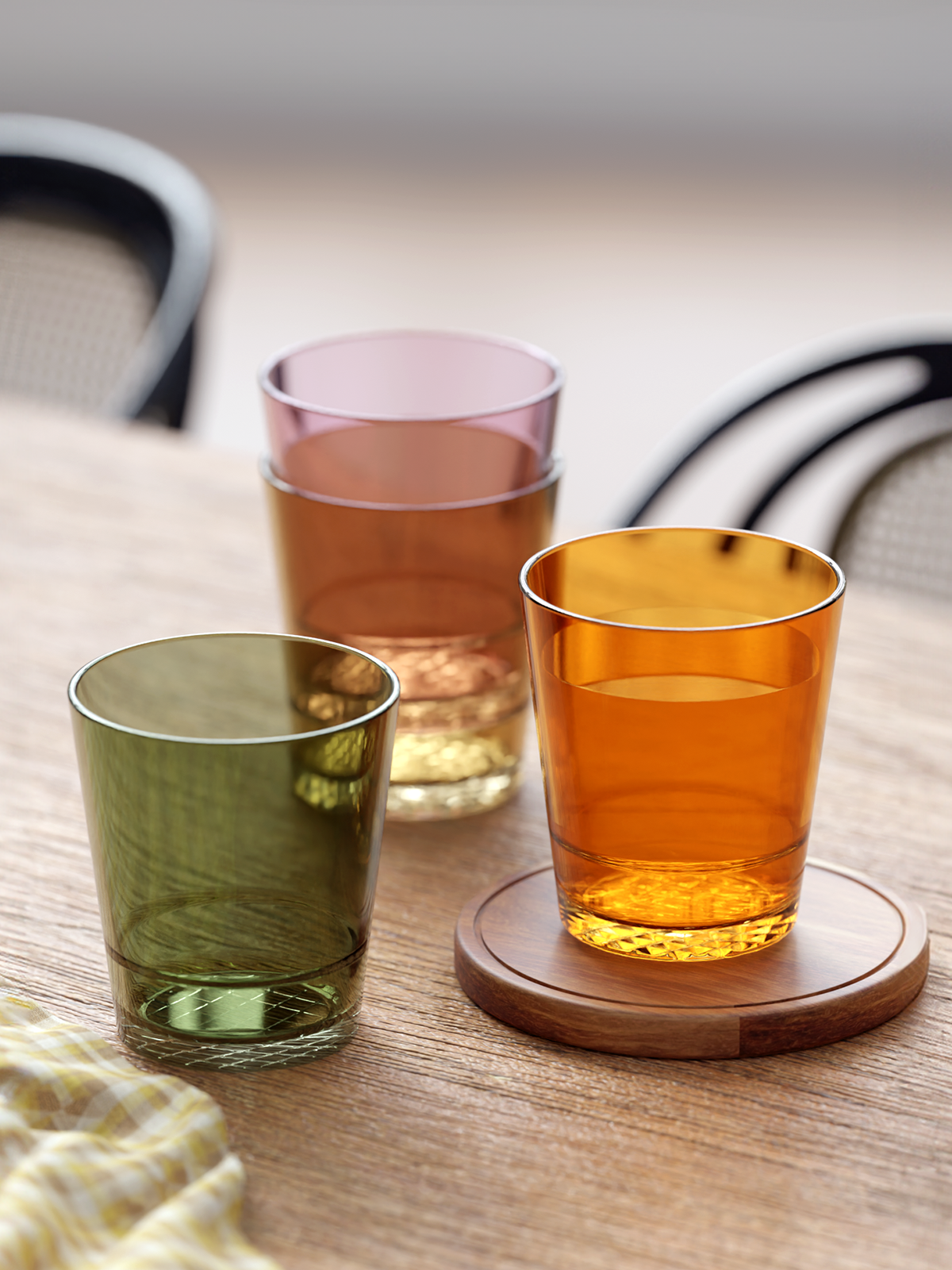 RESERVE 12oz Diamond Double Old Fashioned - Mixed Color Set