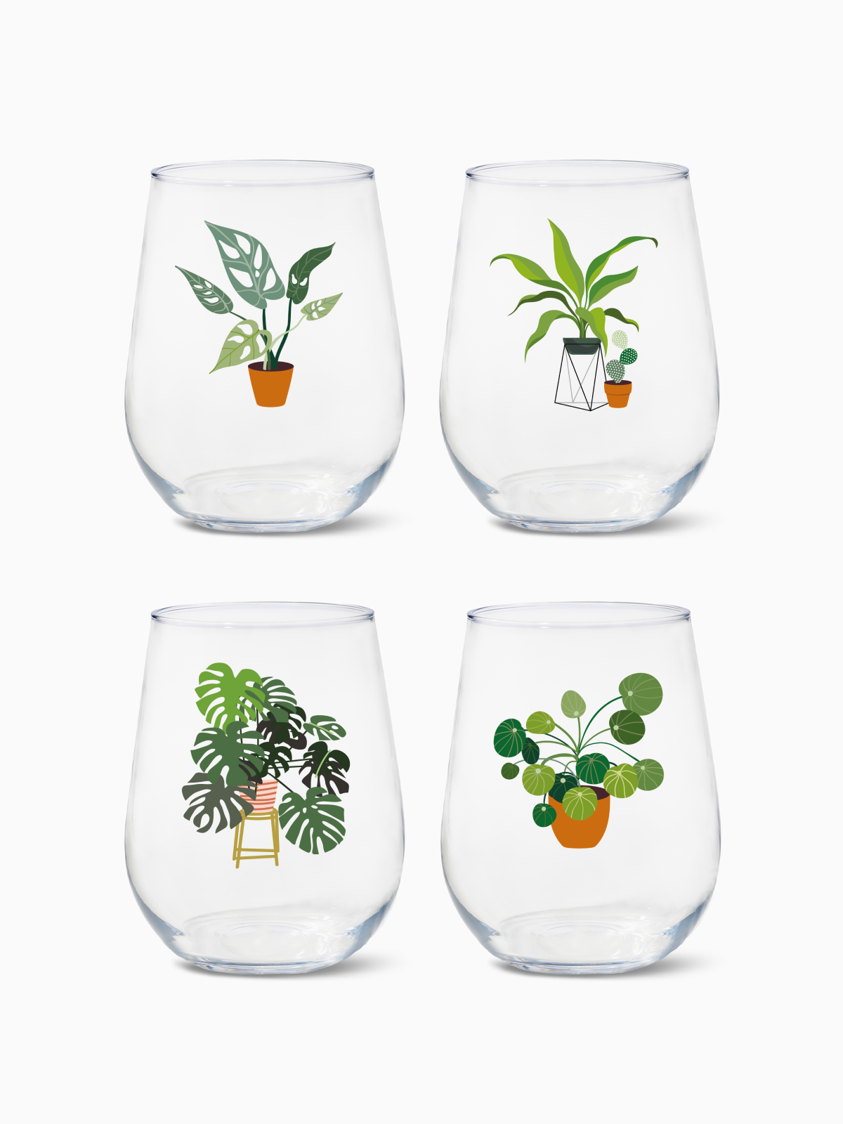Plant Mom - RESERVE 16oz Stemless Wine Tritan Copolyester Glass